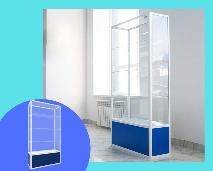 Прилавок витрина, стеклянная, metal oynaly vitrina va prilavkalar