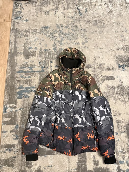 Geaca Superdry puffer camo