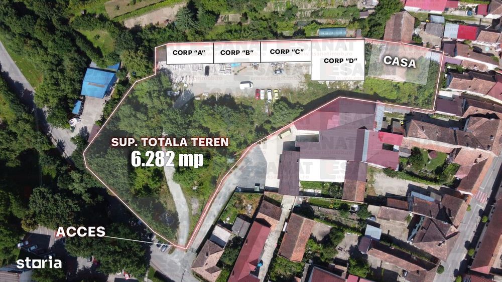 Teren | Hale | Casa| Cisnadie | Zona Centrala | 6.282 mp |VIDEO