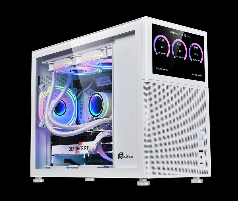 Корпус Pro Gaming Mini 515 (Screen indecator) WHITE