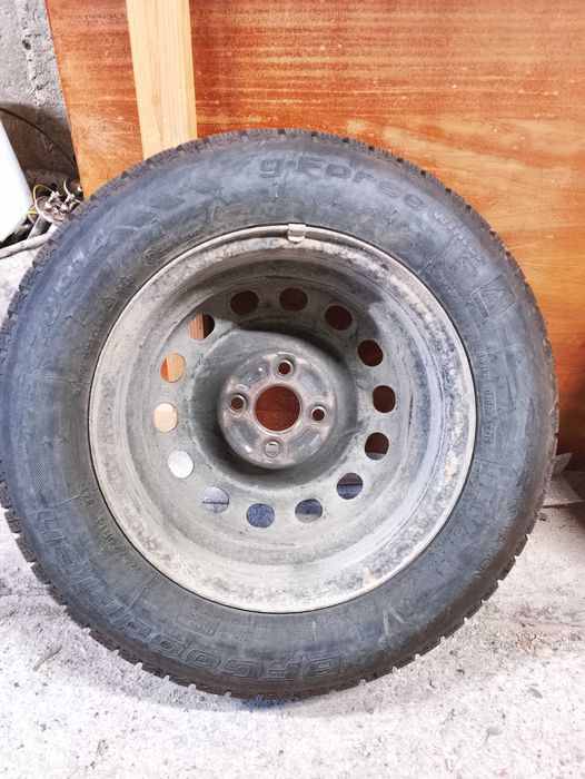 4 гуми с джанти 14" за хонда сивик 7