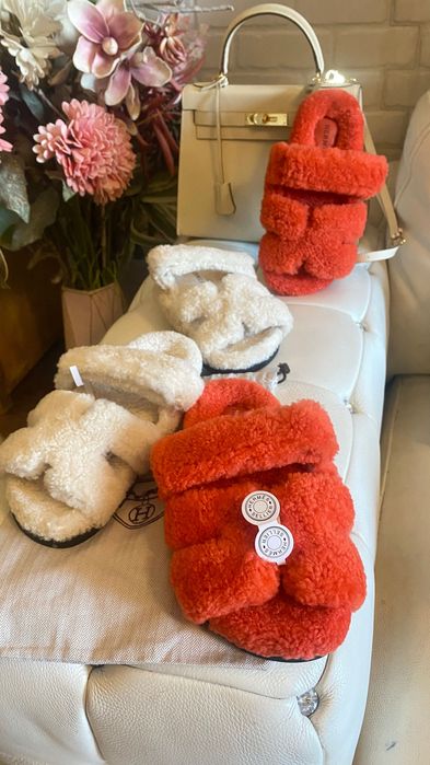 Wool slippers Hermes 37-38