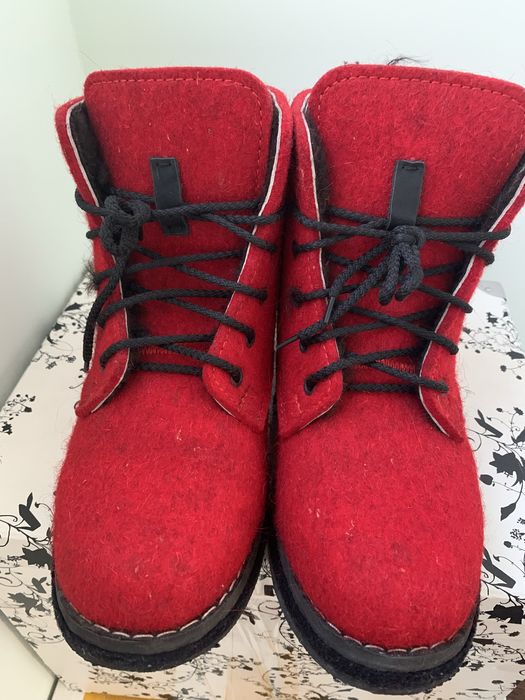 Ботинки войлочные на меху