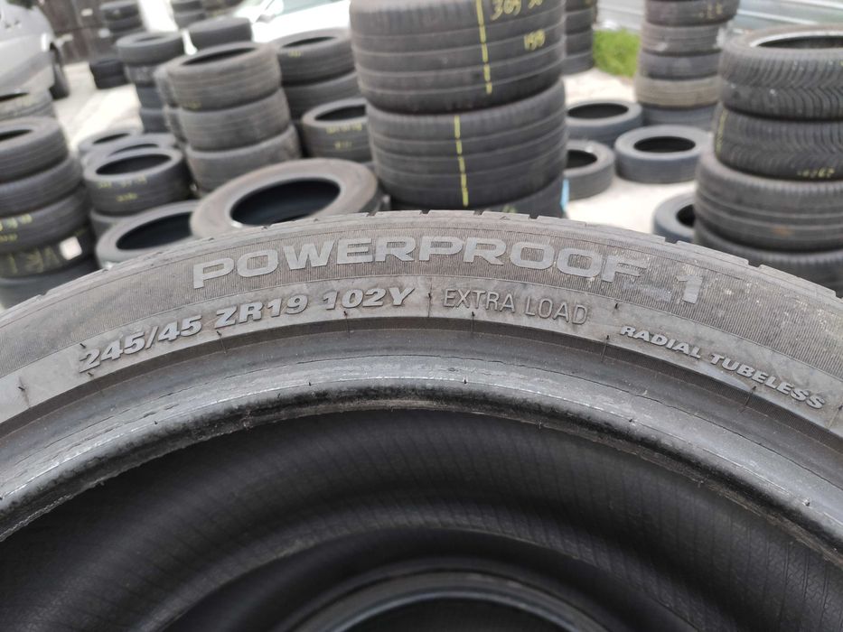 2бр Летни гуми 245 45 19 - Nokian - DOT 2024