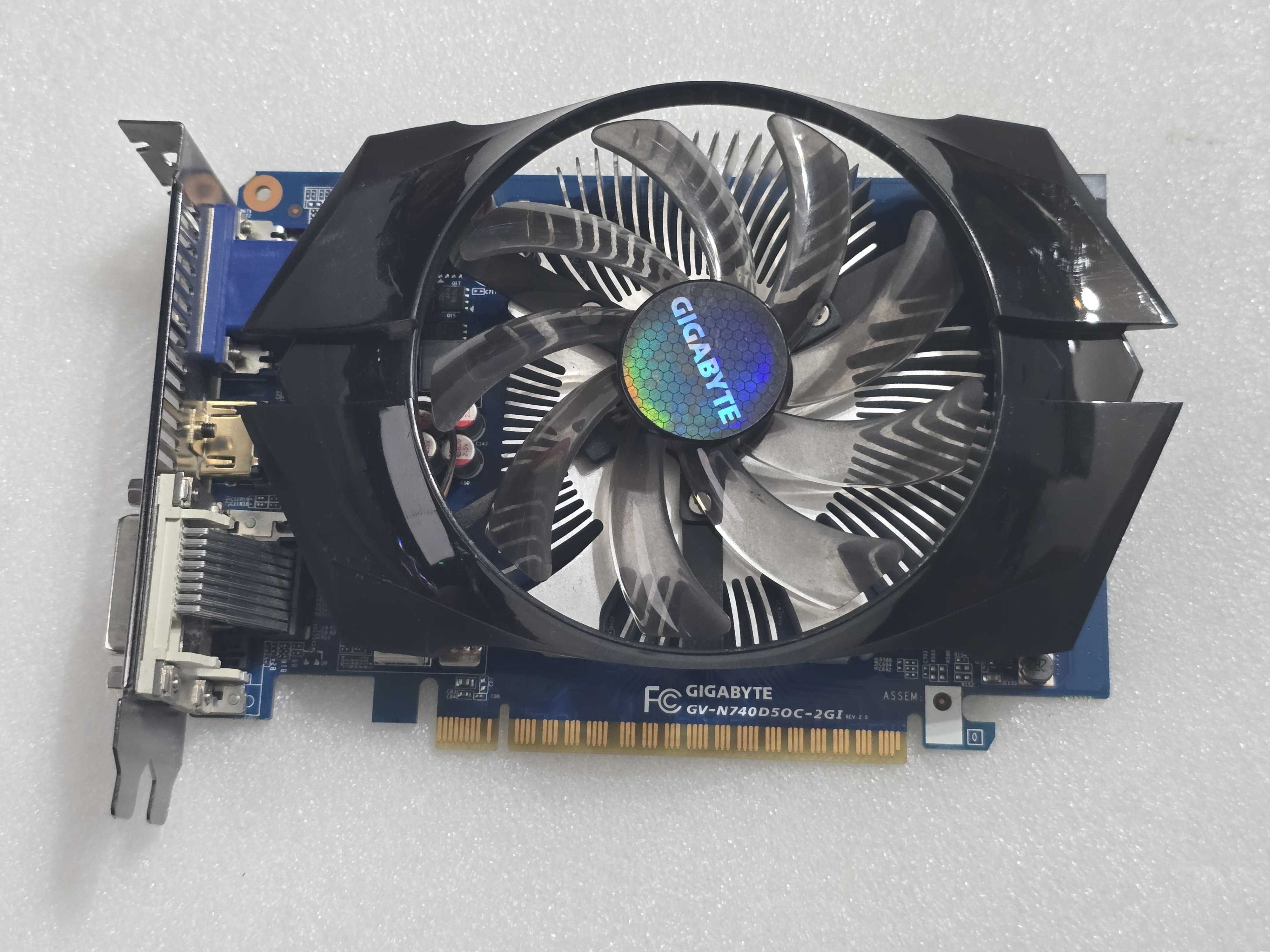 Placa video Gigabyte NVIDIA GeForce GT 740 2GB GDDR5 (rev. 2.0 ...