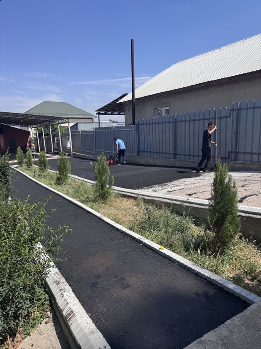 Асфальт. Асфальтирование. Укладка асфальт.