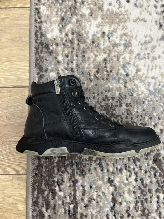 Продам сапоги кожа