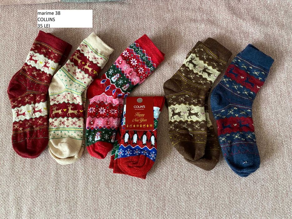 Lot bentita cordetuta caciula sosete femei