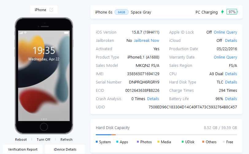 Apple iPhone 6s  64GB