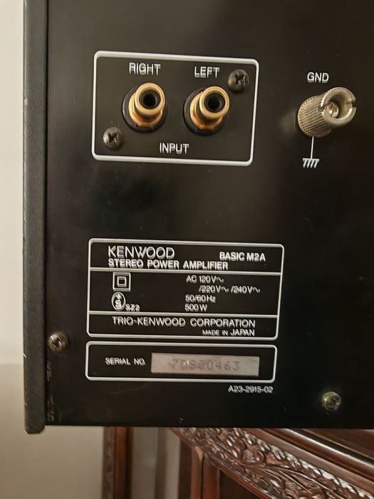 Preamplificator si amplificator Kenwood Basic M2A