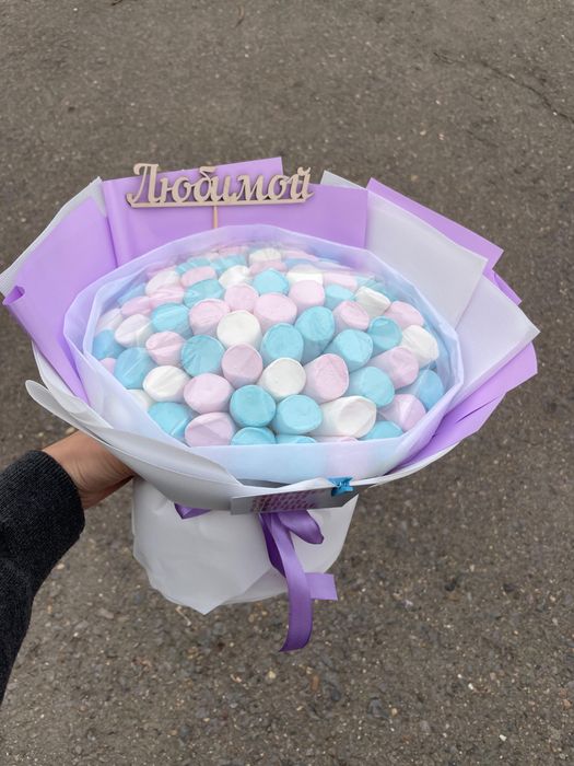 Букет из маршмеллоу