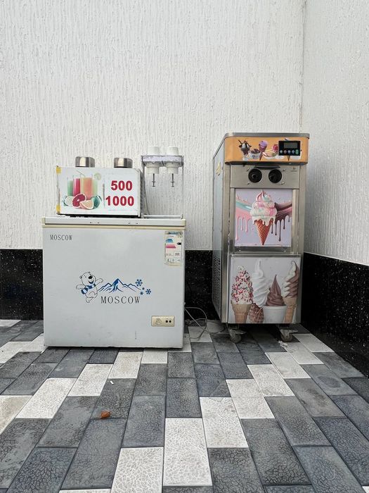 Muzqaymoq aparat.Marazilka.kaktil aparat. Sok aparat.zontik. Reklamala