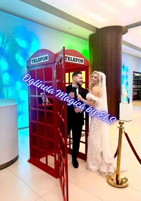 Cabina Foto Oglinda Magica Fum Greu Tort Shoturi Baloane Fum Artificii