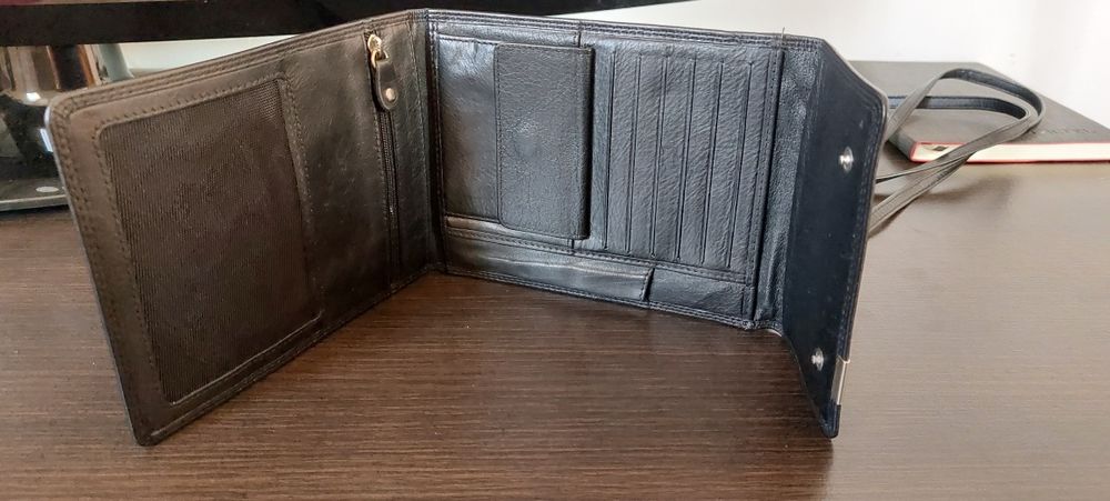 Борсетка кошелёк планшет кожа