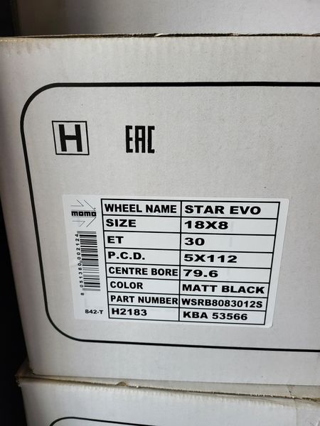 18 цола MOMO 5x112 Mercedes Audi BMW G серия Skoda Vw Seat 5х112