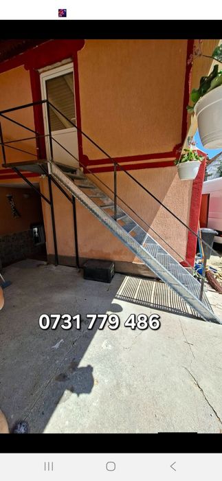 Scări zincate metalice la comandă