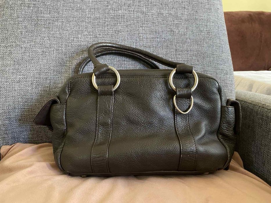 Seidenfelt чанта/ Esprit Дамска чанта,естествена кожа