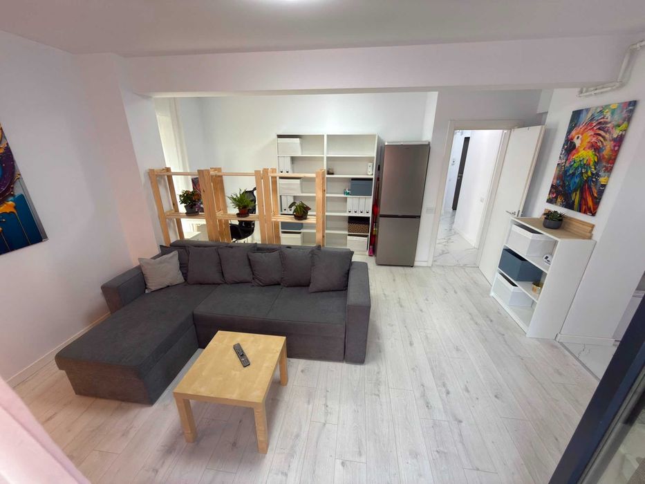 Inchiriere 2 camere bloc nou, parter cu terasa si gradina, zona N Grigorescu