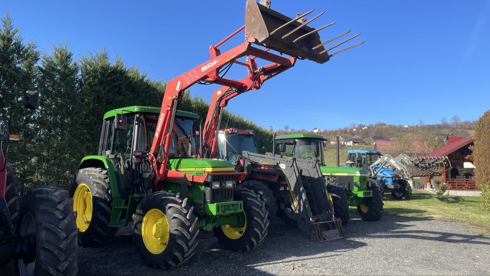 Tractor John Deere 6100 cu incarcator frontal