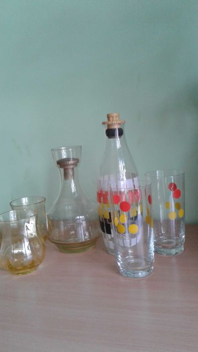 Посуда  стекло советских  времен