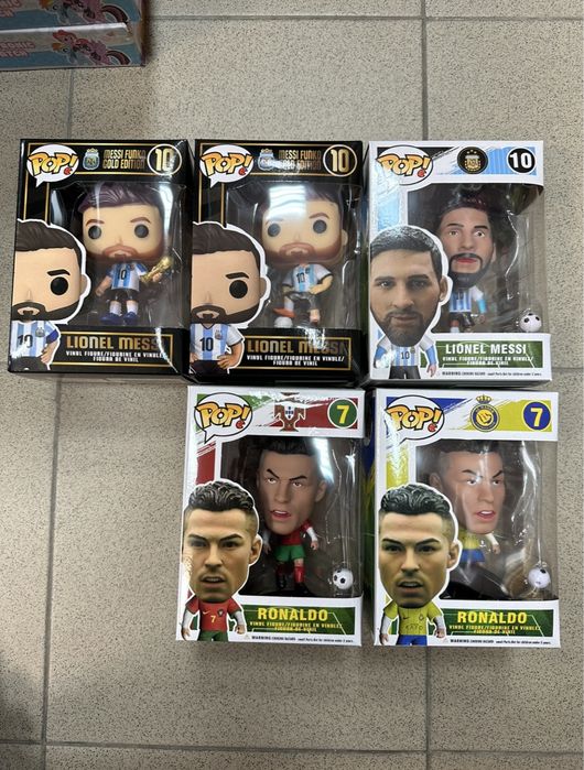 Фигурки Lionel Messi/Меси/Ronaldo/Роналдо Pop