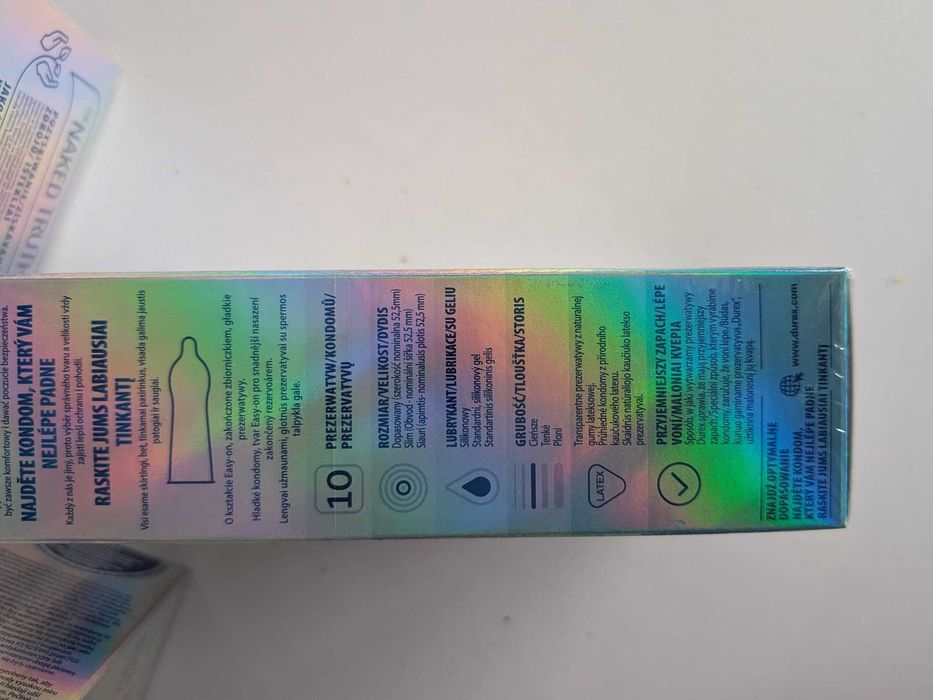 6 cutii prezervative Durex Invisible Close Fit, 60 bucati