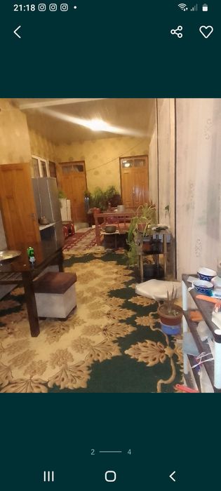 Янги куйлик якинида хозяйкали шароитли ховли 1 ёки 2  та аёл  кишига