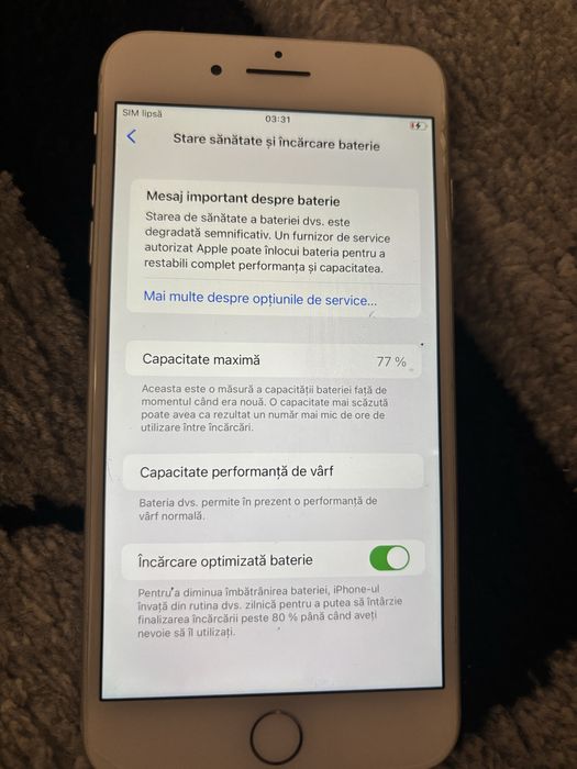 Vând iphone 8 plus 64 gb