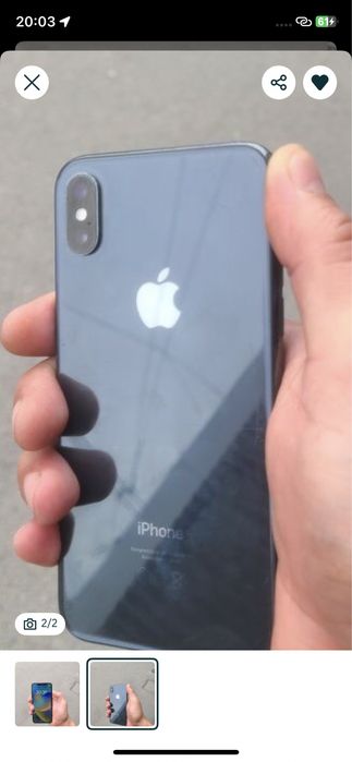 Продам айфон x на 256 гб