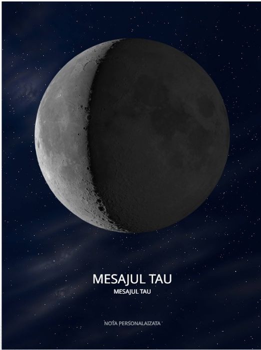 Poster Luna personalizat