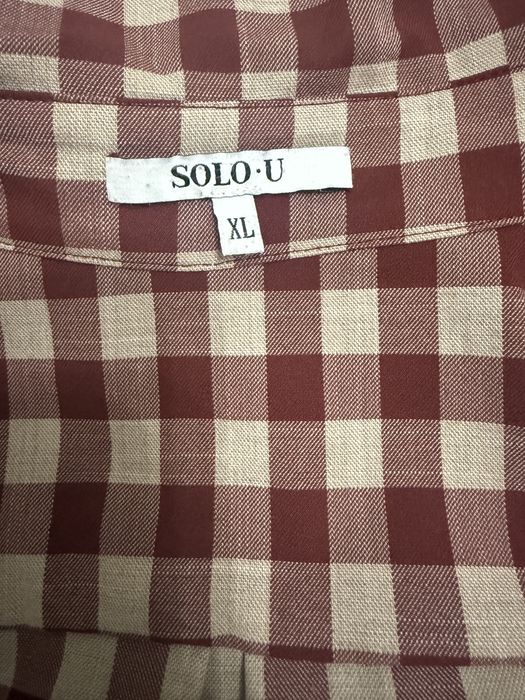 Продам рубашку бренда solo-u (truered) XL