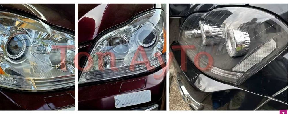 Стъкла Капаци GL X164 2007-2012 Mercedes  Мерцедес  GL320 GL350 GL450 GL500 Стъкла за Фарове