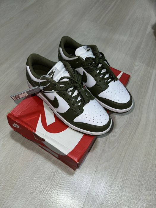 Кроссовки Nike -  Dunk Low Medium Olive