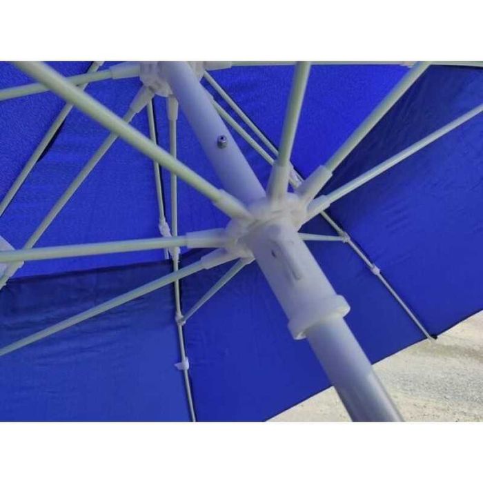 Плажен / градински чадър с двоен таван против вятър