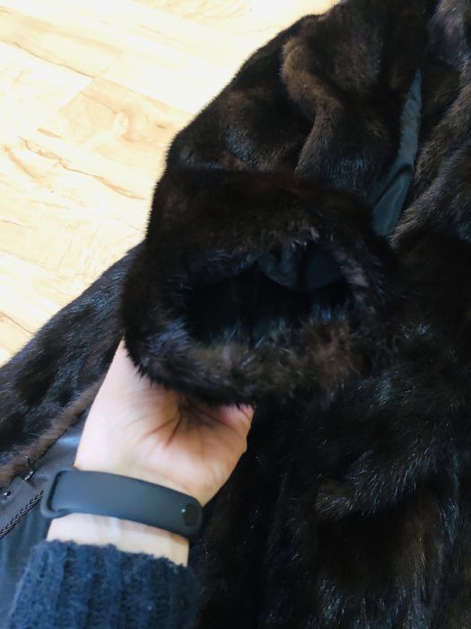 Палто естествен косъм