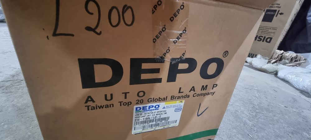 L 200 mitsubishi левая фара