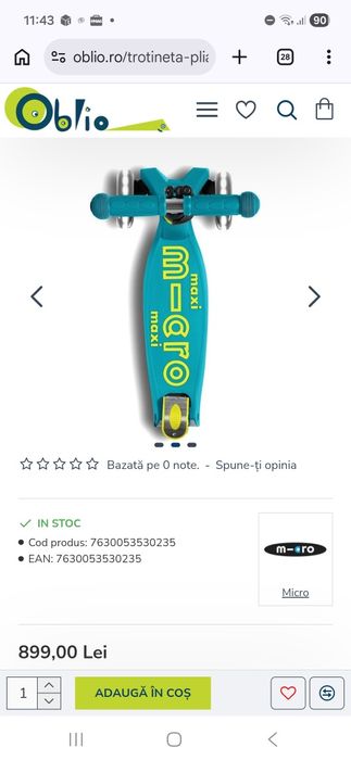 Trotineta de vânzare