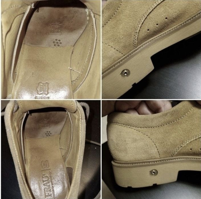 Pantofi Derby FRAU Italia, Comfort-Tech Air-Moka - 39 (25 cm)