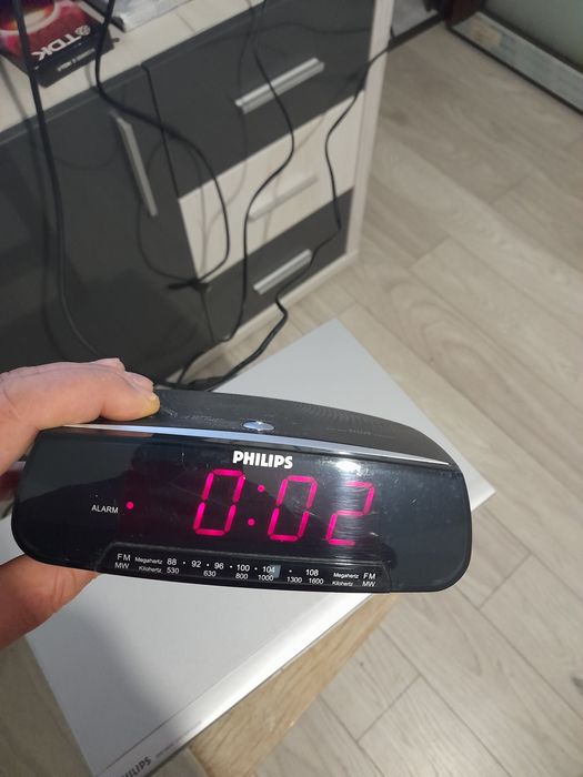 Aparat radio cu ceas și alarma PHILIPS