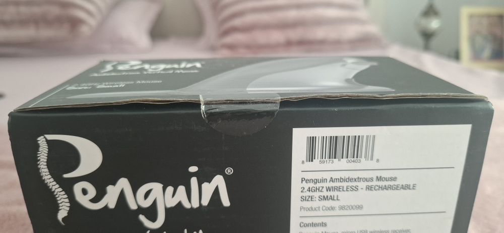Mouse Fellowes Penguin Ambidextrous Vertical Mouse - Large Wireless