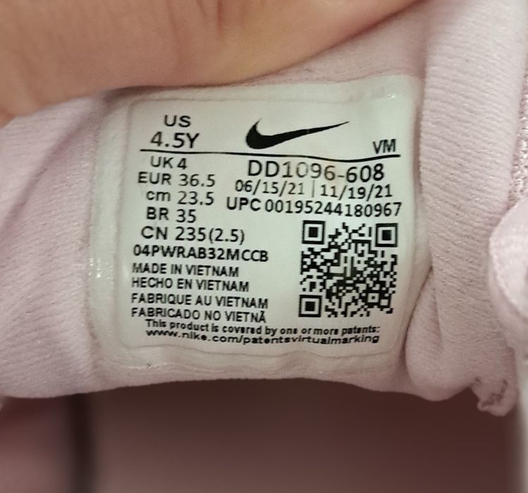 Vand NIKE ORIGINAL mar: 36,5