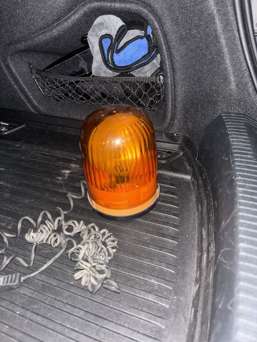 Girofar galben utilaje