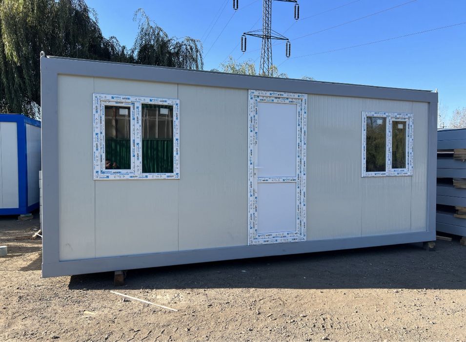 Container birou vitrina modular POZE REALE FASTFOOD
