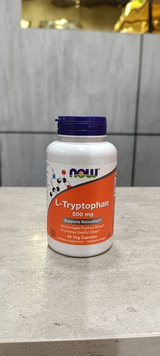Now l-tryptophan 500 mg 120 veg capsules