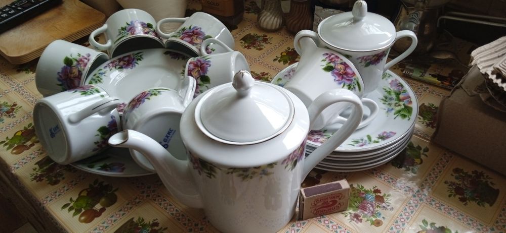 Посуда чайный сервис новый
