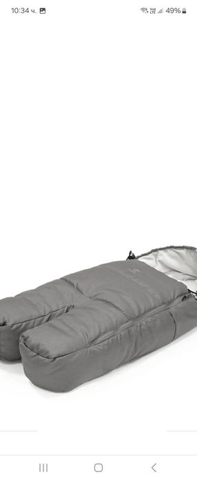 STOKKE XPLORY X +бебешки кош(цвятRuby Red)+чувалче STOKKE