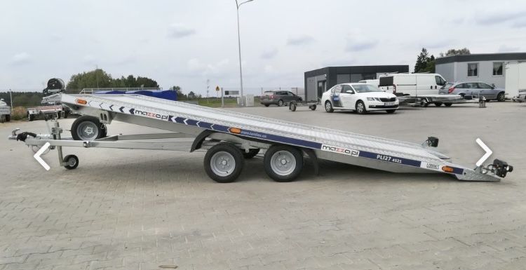 Platforma basculabila 2 axe • 4.9 lungime • 2.7T • remorca • 13”