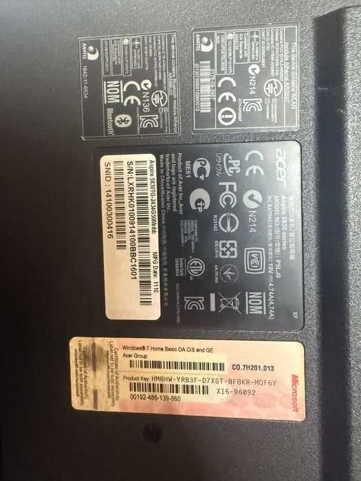 Продам ноутбук ASER