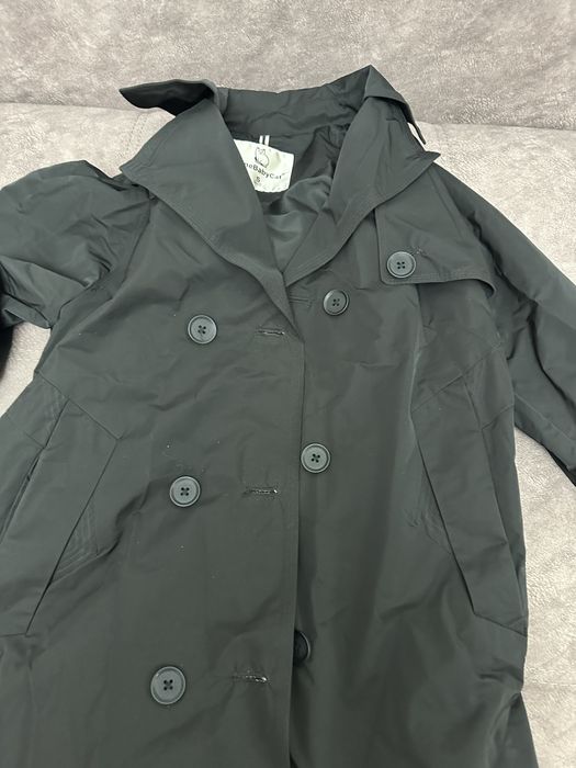 Тренч черный почти новый