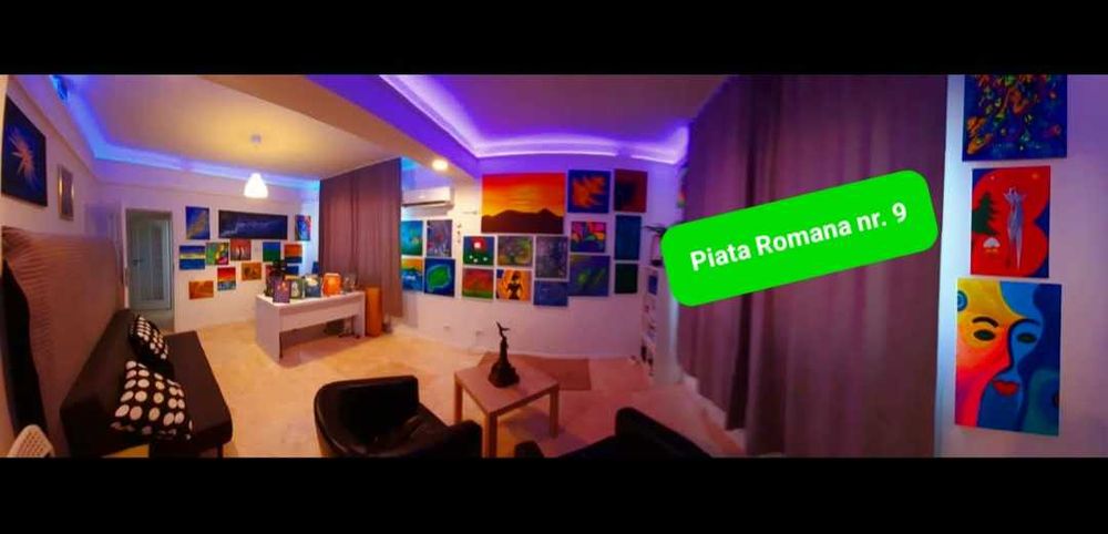 Schimb studio lux Piata Romana cu ap drumul taberei